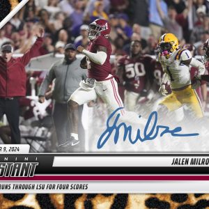 Jalen Milroe - 2024 Panini Instant College Football #JMF - Jaguar /10 Auto