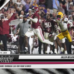 Jalen Milroe - 2024 Panini Instant College Football #JMF - White Tiger /5
