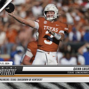 Quinn Ewers - 2024 Panini Instant College Football #QED - White Tiger /5