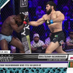Dovletdzhan Yagshimuradov - 2024 Panini Instant PFL #38 - Blue Viper 1/1