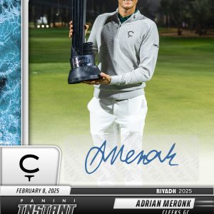 Adrian Meronk - 2025 Panini Instant LIV Golf #1 - Water /10 Auto