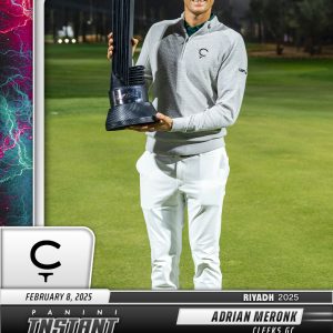Adrian Meronk - 2025 Panini Instant LIV Golf #1 - Lightning /5