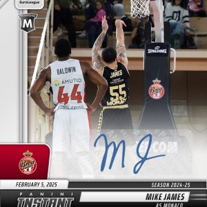 Mike James - 2024-25 Panini Instant Turkish Airlines EuroLeague #1 - Base /99 Auto