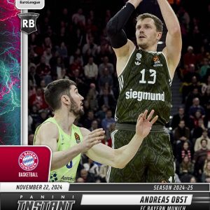Andreas Obst - 2024-25 Panini Instant Turkish Airlines EuroLeague #4 - Lightning /5