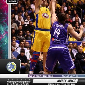 Nikola Vujcic - 2024-25 Panini Instant Turkish Airlines EuroLeague All-25 EuroLeague Team #ALL25-5 - Lightning /5