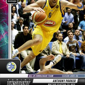 Anthony Parker - 2024-25 Panini Instant Turkish Airlines EuroLeague All-25 EuroLeague Team #ALL25-10 - Lightning /5