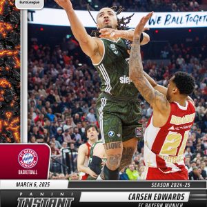 Carsen Edwards - 2024-25 Panini Instant Turkish Airlines EuroLeague #8 - Magma 1/1