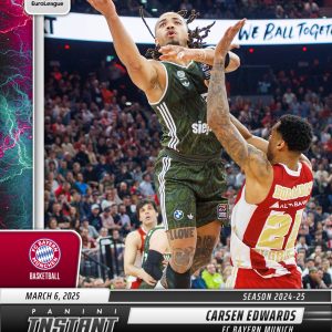 Carsen Edwards - 2024-25 Panini Instant Turkish Airlines EuroLeague #8 - Lightning /5