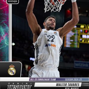 Walter Tavares - 2024-25 Panini Instant Turkish Airlines EuroLeague All-25 EuroLeague Team #ALL25-12 - Lightning /5