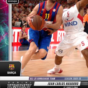 Juan Carlos Navarro - 2024-25 Panini Instant Turkish Airlines EuroLeague All-25 EuroLeague Team #ALL25-16 - Lightning /5