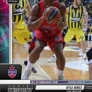 Kyle Hines - 2024-25 Panini Instant Turkish Airlines EuroLeague All-25 EuroLeague Team #ALL25-19 - Lightning /5