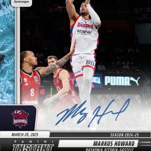 Markus Howard - 2024-25 Panini Instant Turkish Airlines EuroLeague #11 - Water /10 Auto