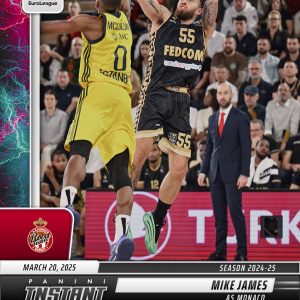 Mike James - 2024-25 Panini Instant Turkish Airlines EuroLeague #12 - Lightning /5