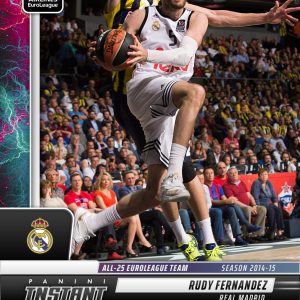 Rudy Fernandez - 2024-25 Panini Instant Turkish Airlines EuroLeague All-25 EuroLeague Team #ALL25-23 - Lightning /5