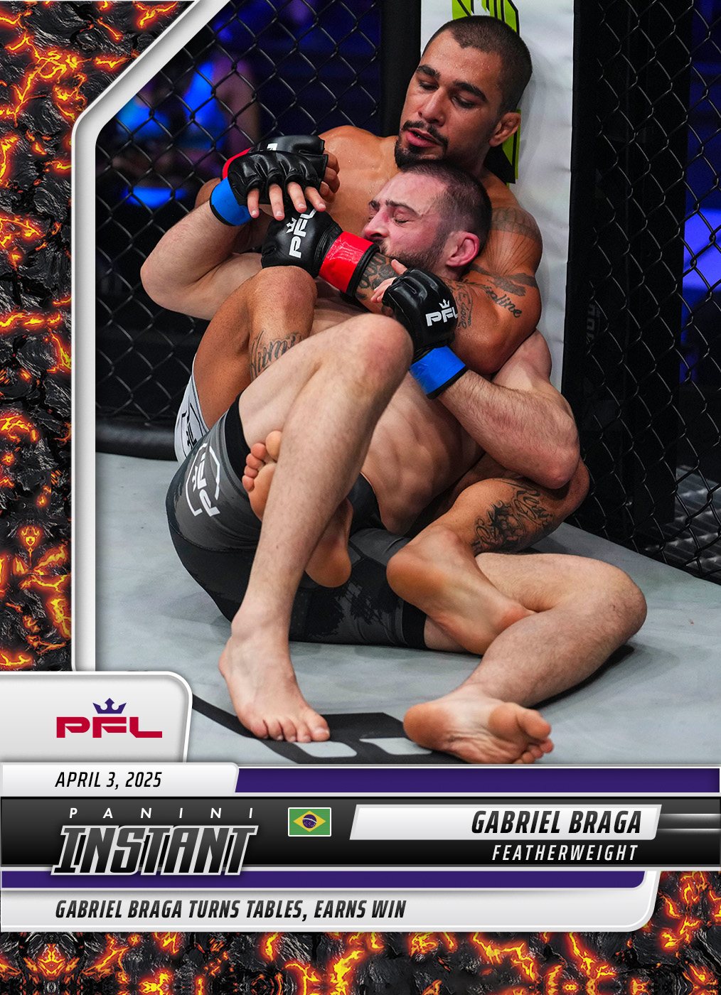 Gabriel Braga - 2025 Panini Instant PFL #1 - Magma 1/1