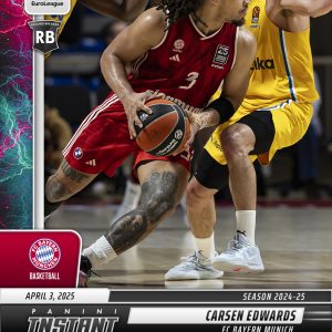 Carsen Edwards - 2024-25 Panini Instant Turkish Airlines EuroLeague #14 - Lightning /5