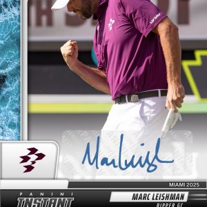 Marc Leishman - 2025 Panini Instant LIV Golf #90 - Water /10 Auto