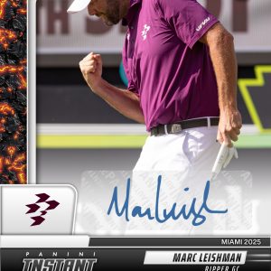 Marc Leishman - 2025 Panini Instant LIV Golf #90 - Magma 1/1 Auto