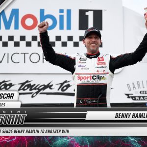 Denny Hamlin - 2025 Panini Instant NASCAR #15 - Lightning /5