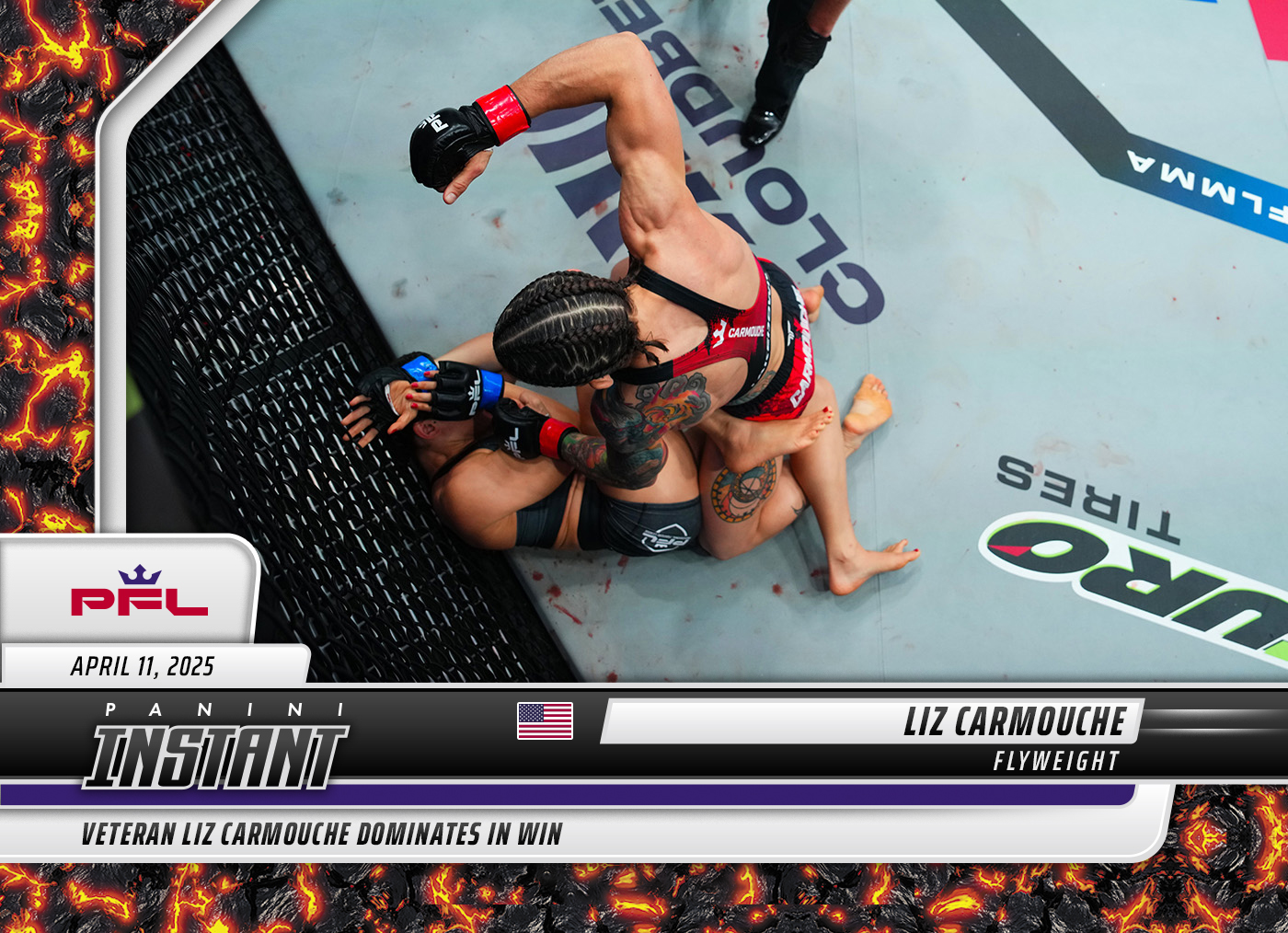 Liz Carmouche - 2025 Panini Instant PFL #8 - Magma 1/1