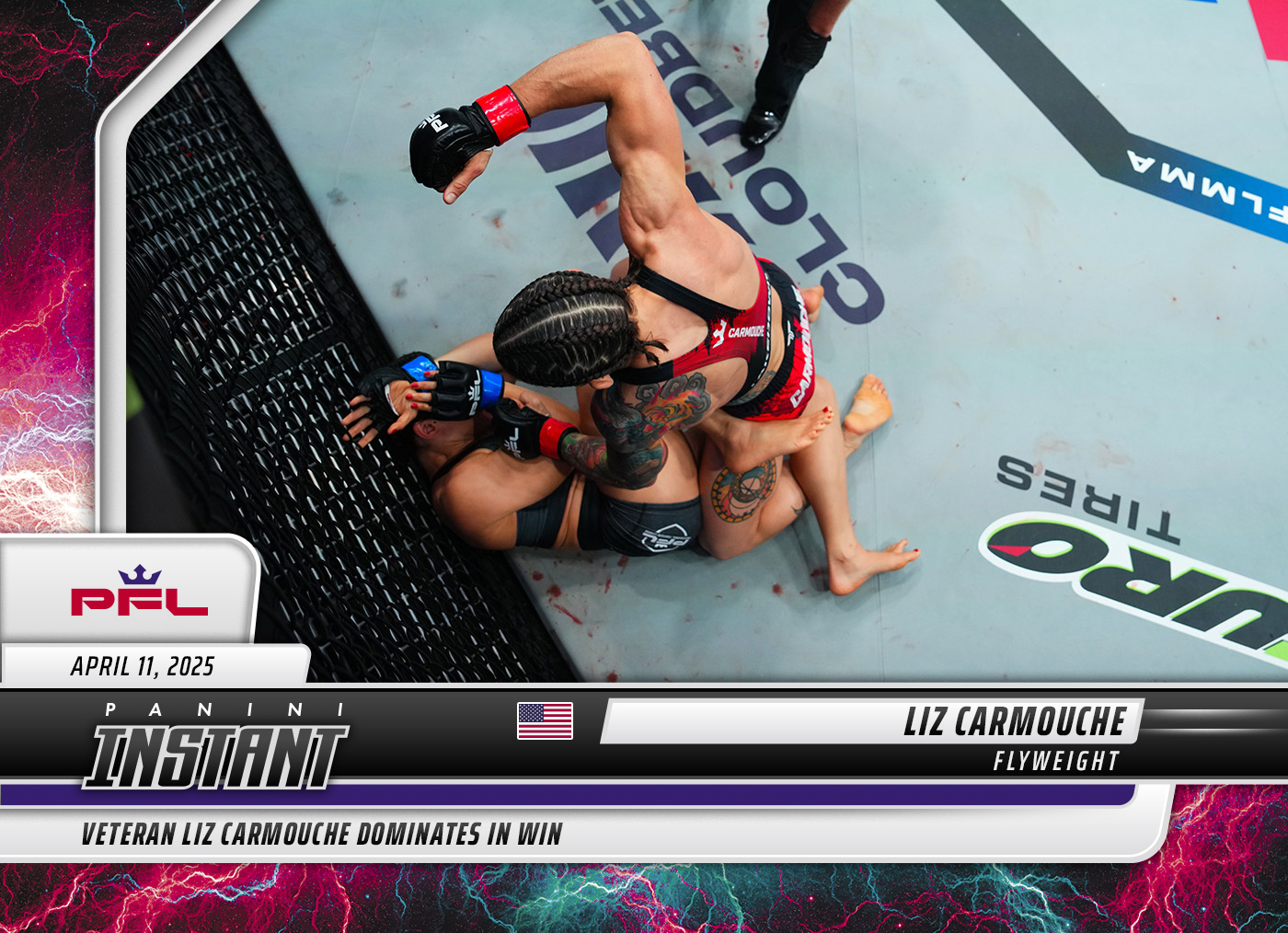 Liz Carmouche - 2025 Panini Instant PFL #8 - Lightning /5