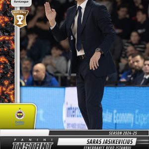 Saras Jasikevicius - 2024-25 Panini Instant Turkish Airlines EuroLeague #16 - Magma 1/1