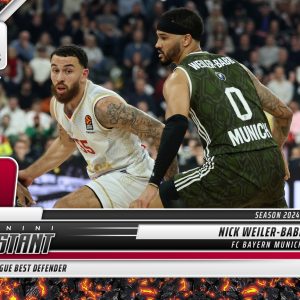 Nick Weiler-Babb - 2024-25 Panini Instant Turkish Airlines EuroLeague #17 - Magma 1/1