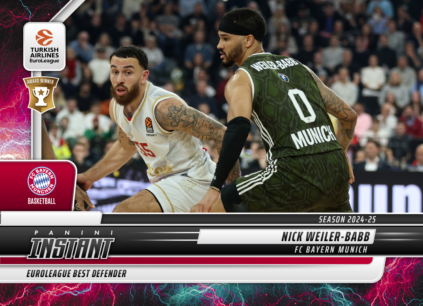 Nick Weiler-Babb - 2024-25 Panini Instant Turkish Airlines EuroLeague #17 - Lightning /5
