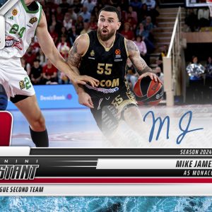 Mike James - 2024-25 Panini Instant Turkish Airlines EuroLeague #19 - Water /10 Auto