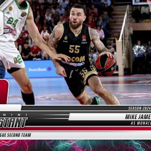 Mike James - 2024-25 Panini Instant Turkish Airlines EuroLeague #19 - Lightning /5