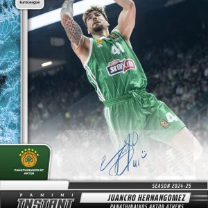 Juancho Hernangomez - 2024-25 Panini Instant Turkish Airlines EuroLeague #20 - Water /10 Auto
