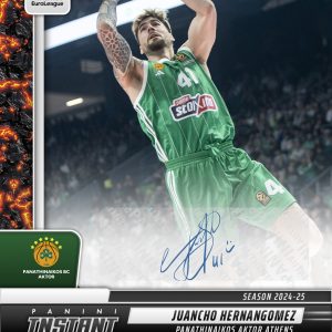Juancho Hernangomez - 2024-25 Panini Instant Turkish Airlines EuroLeague #20 - Magma 1/1 Auto
