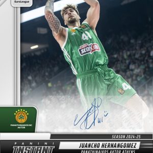 Juancho Hernangomez - 2024-25 Panini Instant Turkish Airlines EuroLeague #20 - Base /99 Auto