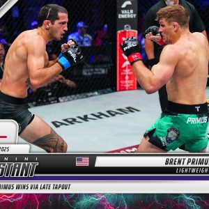 Brent Primus - 2025 Panini Instant PFL #16 - Lightning /5