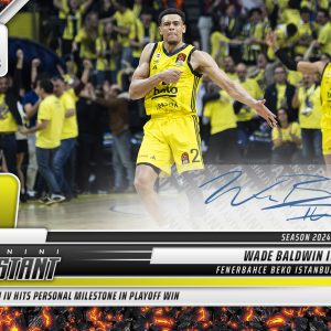 Wade Baldwin IV - 2024-25 Panini Instant Turkish Airlines EuroLeague #29 - Magma 1/1 Auto