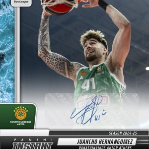 Juancho Hernangomez - 2024-25 Panini Instant Turkish Airlines EuroLeague #31 - Water /10 Auto