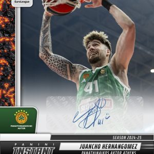 Juancho Hernangomez - 2024-25 Panini Instant Turkish Airlines EuroLeague #31 - Magma 1/1 Auto