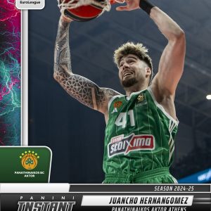 Juancho Hernangomez - 2024-25 Panini Instant Turkish Airlines EuroLeague #31 - Lightning /5