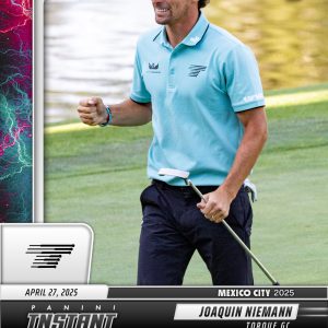 Joaquin Niemann - 2025 Panini Instant LIV Golf #92 - Lightning /5