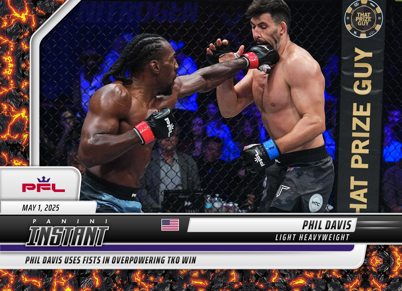 Phil Davis - 2025 Panini Instant PFL #19 - Magma 1/1