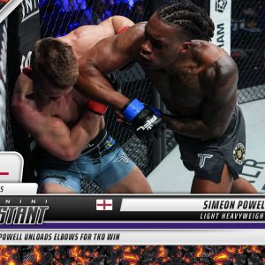 Simeon Powell - 2025 Panini Instant PFL #22 - Magma 1/1