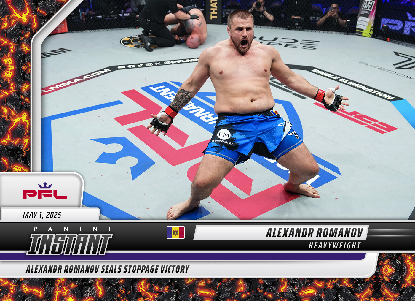 Alexandr Romanov - 2025 Panini Instant PFL #23 - Magma 1/1
