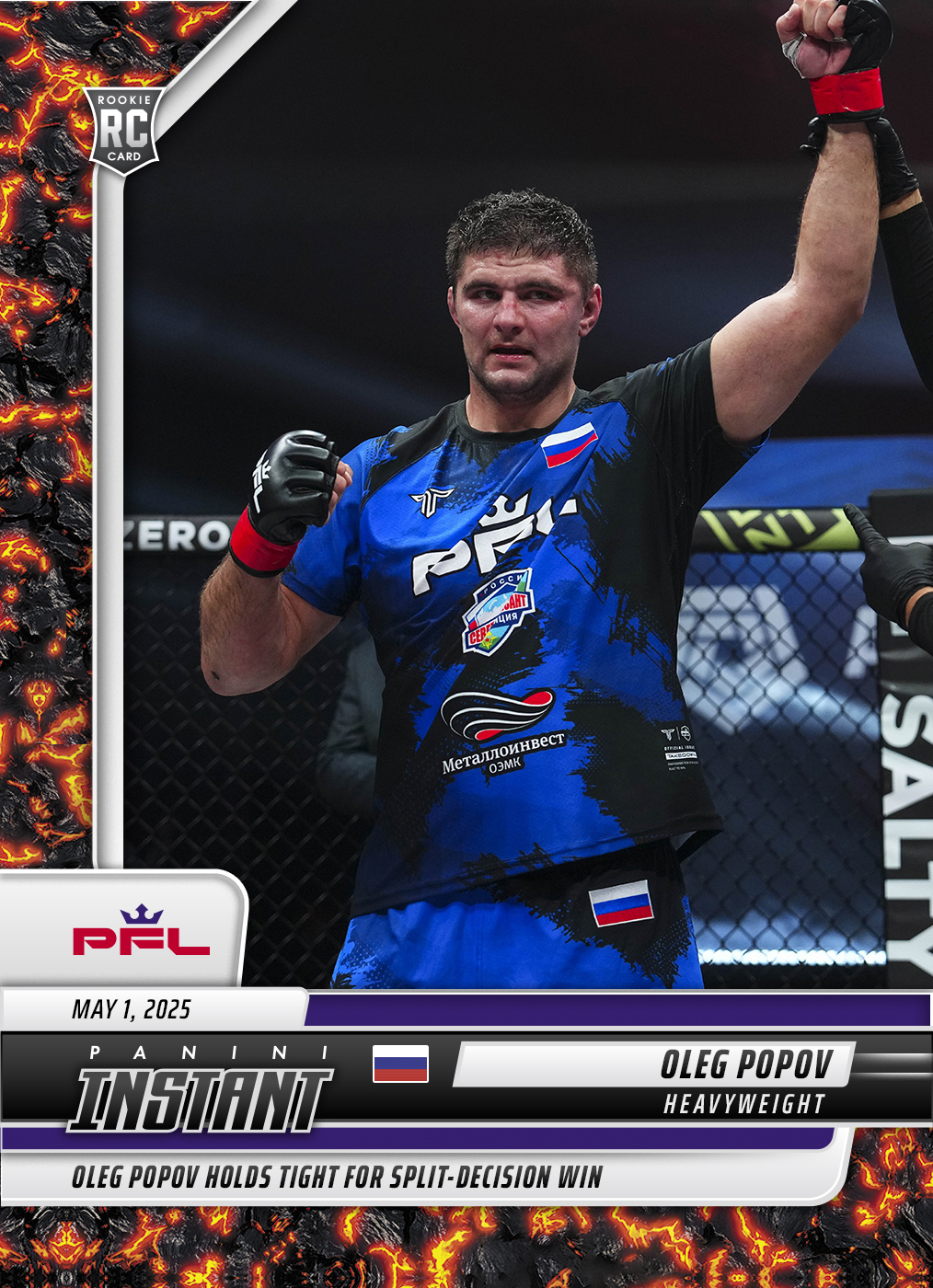 Oleg Popov - 2025 Panini Instant PFL #24 - Magma 1/1