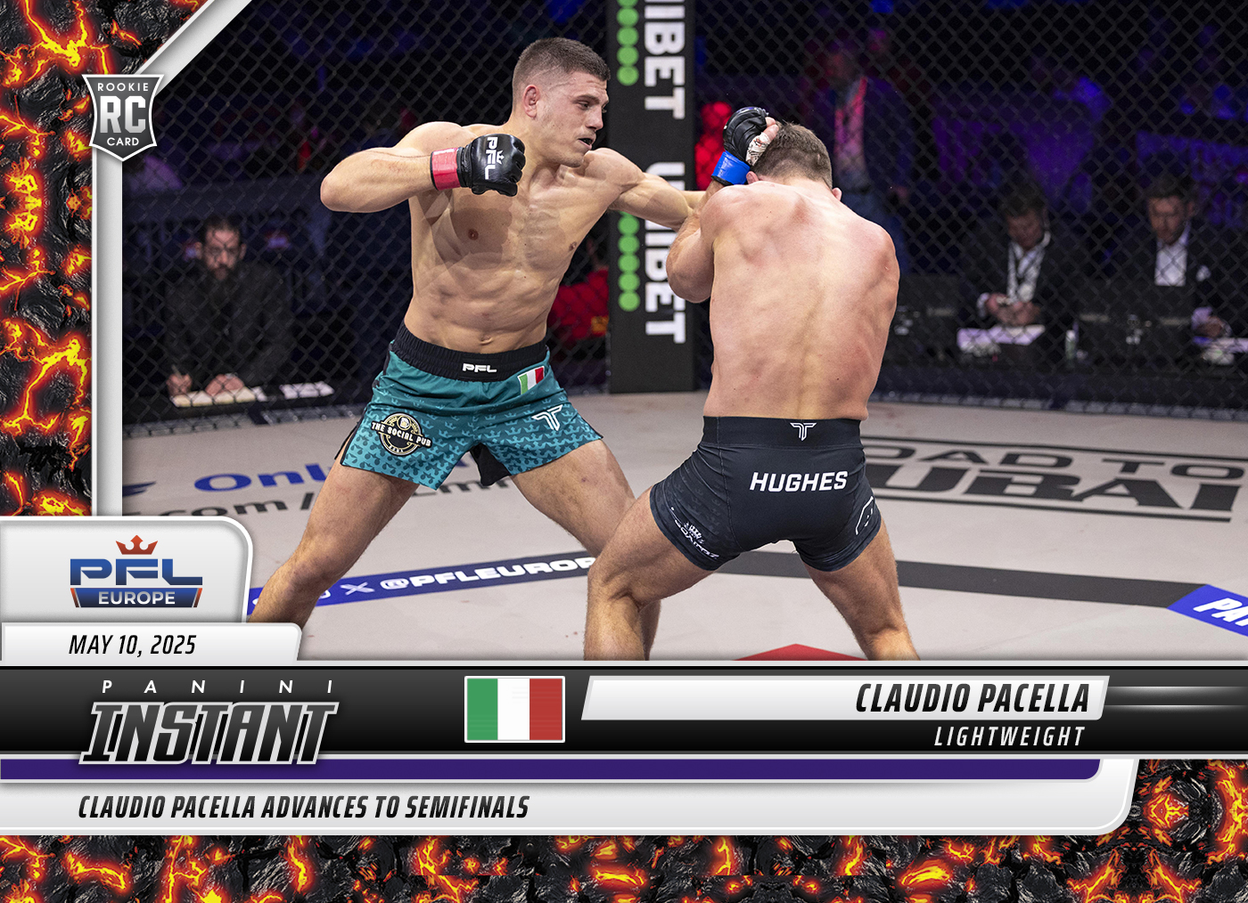 Claudio Pacella - 2025 Panini Instant PFL #31 - Magma 1/1