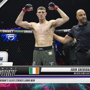 Eoin Sheridan - 2025 Panini Instant PFL #32 - Lightning /5
