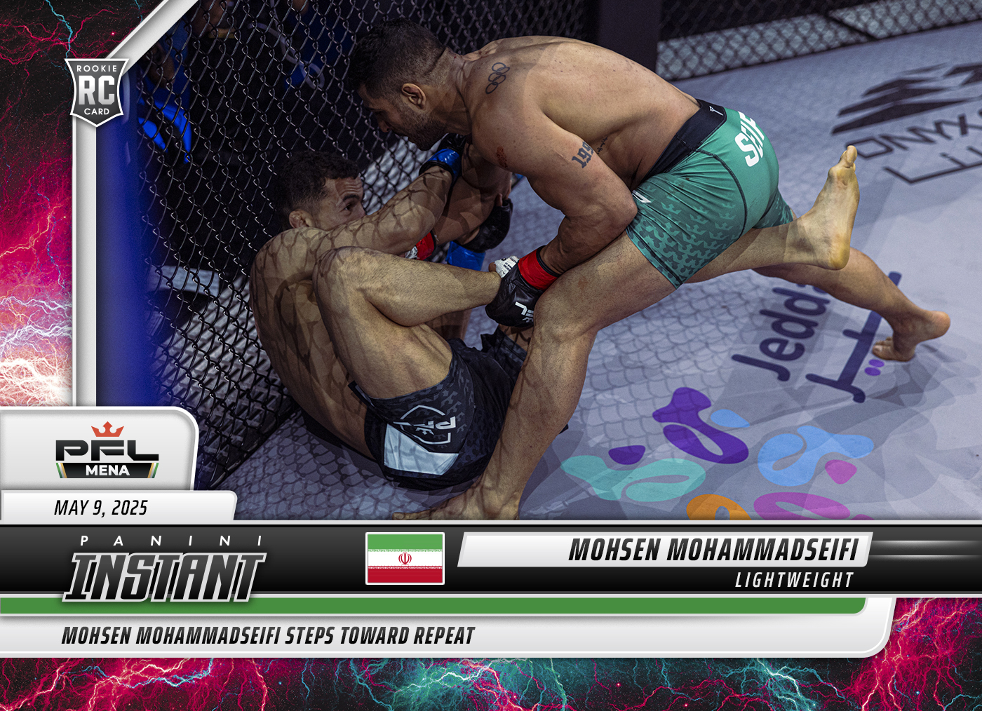Mohsen Mohammadseifi - 2025 Panini Instant PFL #37 - Lightning /5