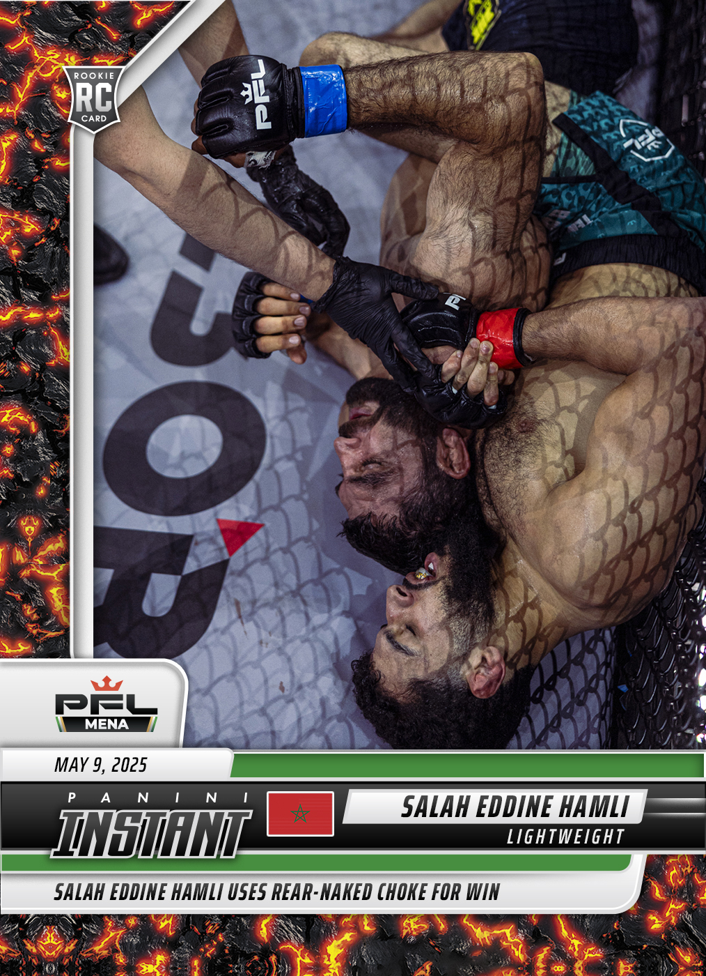 Salah Eddine Hamli - 2025 Panini Instant PFL #38 - Magma 1/1