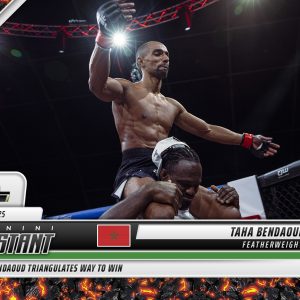 Taha Bendaoud - 2025 Panini Instant PFL #39 - Magma 1/1
