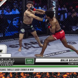 Malik Basahel - 2025 Panini Instant PFL #40 - Magma 1/1