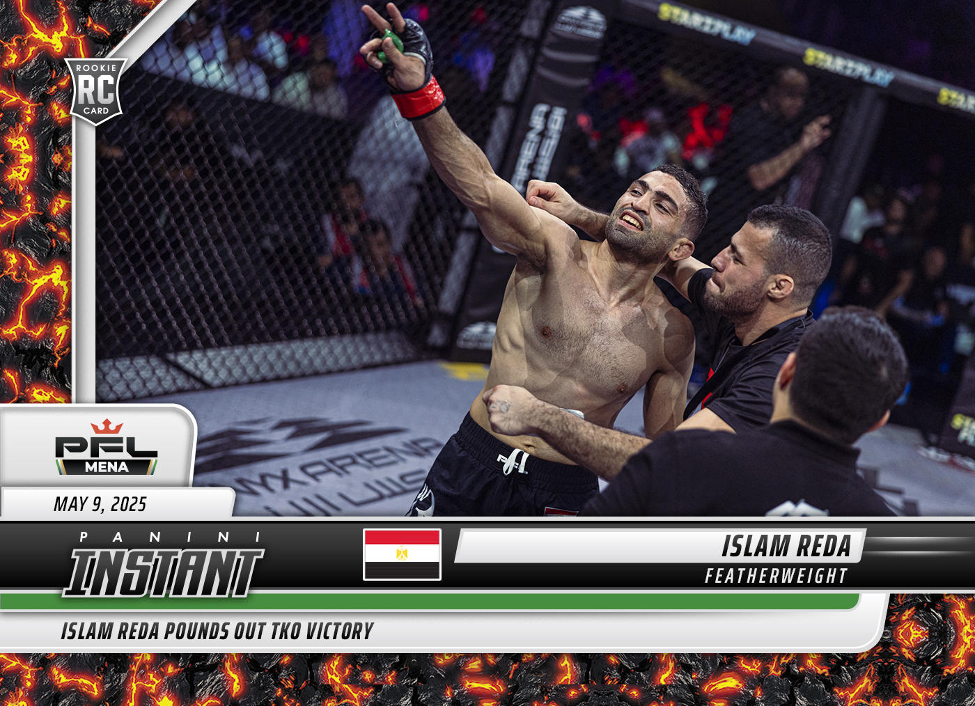 Islam Reda - 2025 Panini Instant PFL #42 - Magma 1/1